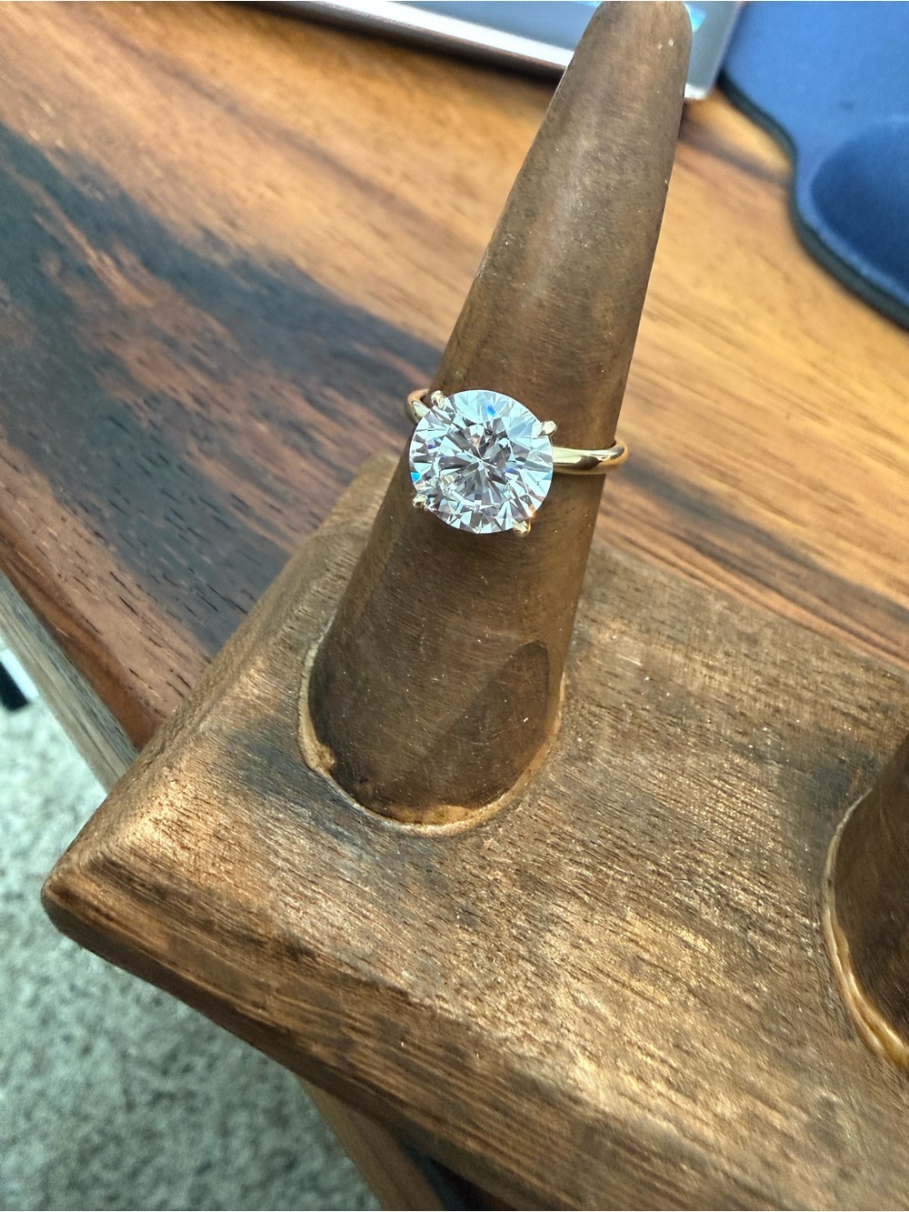 4.01ct Diamond Round Solitaire Ring